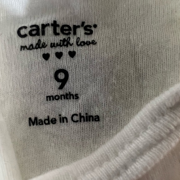 Nordstrom Baby Boy Houndstooth pants and Carters long sleeve onesie cotton - Picture 6 of 6